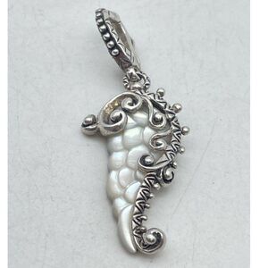 Barbara Bixby Sterling Silver Mother of Pearl Designer Pendant 5.7g